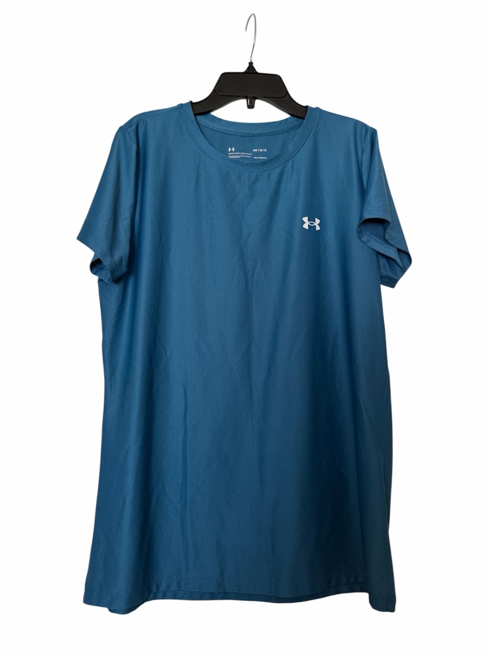 Under Amour HeatGear Blue Loose Performance T-Shirt Moisture Wicking